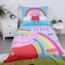 Peppa Pig Bettwäsche-Set "PEP016" Kinder Bettgarnitur 140×200 + 70×90 cm Bild 2