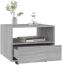 vidaXL Couchtisch Grau Sonoma 55x55x40 cm Holzwerkstoff 816938 Bild 4