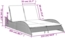 vidaXL Sonnenliege mit Auflagen Braun 114x205x73 cm Poly Rattan 368288 Bild 9