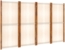 vidaXL 4-tlg. Raumteiler Cremeweiß 280x180 cm 319184 Bild 6