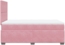 vidaXL Boxspringbett mit Matratze Rosa 120x200 cm Samt 3293181 Bild 10