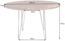 Moderner Esstisch KARA 120cm rund natural Sheesham Metallbeine Bild 6