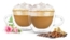 4 Doppelwandige Cappuccino Tassen mit Henkel 300ml Kaffeegläser Teegläser Bild 6