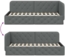 vidaXL Eckbettgestell mit Kopfteil Dunkelgrau 100 x 200 cm Stoff 42016504 Bild 8