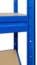 Karat Schwerlastregal Weitspannregal Blau, 7 Größen, 4 stabile Böden, 1200 kg Tragkraft Bild 6