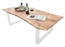 SAM® Baumkantentisch White_Beach, Akazienholz, Baumkante, Metallgestell U-Form, bis 3 Meter Bild 6