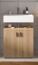 Waschbeckenunterschrank Livia in Eiche 80 cm Bild 5