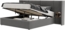 Merax Polsterbett 180 x 200 cm, Doppelbett, hydraulisches Breitohrbett mit USB-Anschluss, mit Steckdose, inklusive zwei Nachttischen mit Stauraum, Samt, grau Bild 10