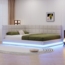 REDOM Schlafsofa Polsterbett,Funktionsbett,Jugendbett, Multifunktionales Polsterbett-Schlafsofa mit LED-Lichtleiste und USB-Anschluss, ohne Matratze Bild 6