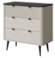 Compleo Kommode schmal, 90 cm breit, Sideboard mit 3 Schublade LILIA, Modern design Bild 6