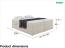 MEBLINI Boxspringbett LIONEL 140x200 cm mit Bettkasten - H4/Beige Webstoff Polsterbett - Doppelbett mit Topper & Taschenfederkern-Matratze Bild 7