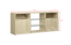 vidaXL TV-Schrank mit LED-Leuchten Weiß 120x30x50 cm 804301 Bild 13