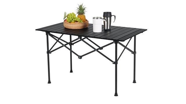 Relaxdays Faltbarer Campingtisch aus Stahl Bild 2