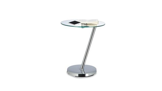 Relaxdays Kaffeetisch Glas und Metall Bild 2