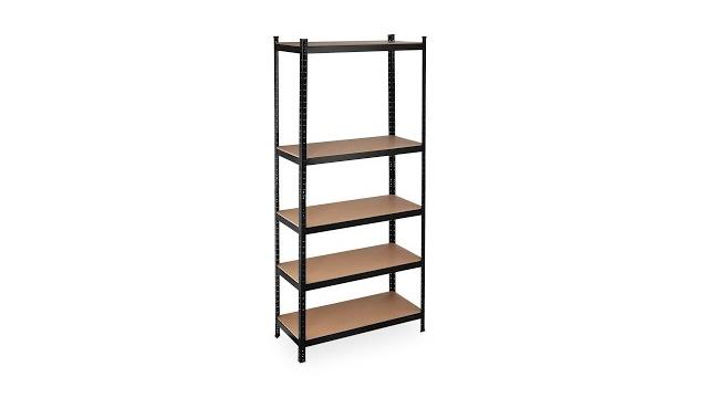 Relaxdays Schwerlastregal 220 cm schwarz Bild 2