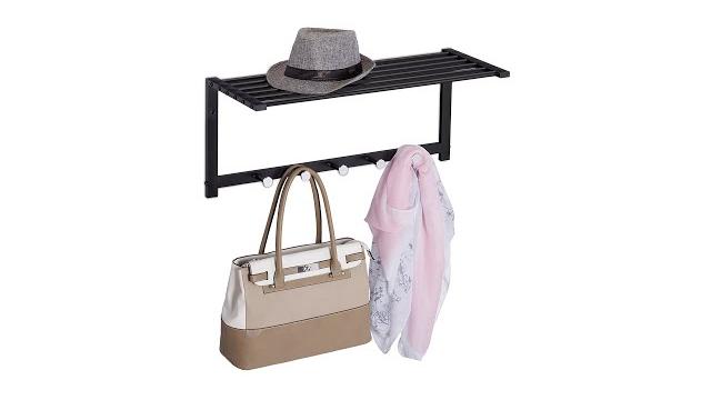 Relaxdays Wandgarderobe mit Ablage Bild 2