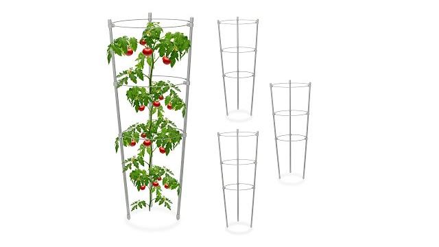 Rankhilfe 45 cm 4er Set grau Bild 2
