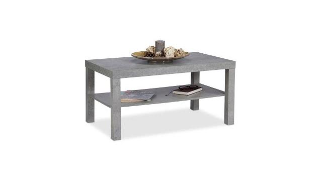 Relaxdays Couchtisch in Betonoptik Bild 2