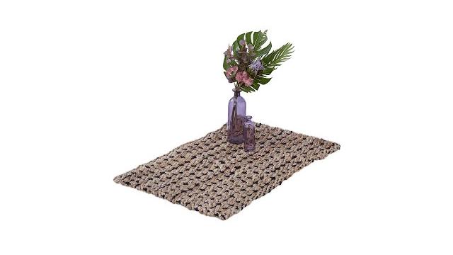 Relaxdays Jute Teppich 60x90 cm Bild 2
