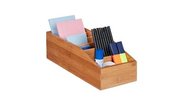 Relaxdays Aufbewahrungsbox Bambus Bild 2