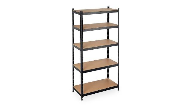 Relaxdays Schwerlastregal 180x90x45 schwarz Bild 2