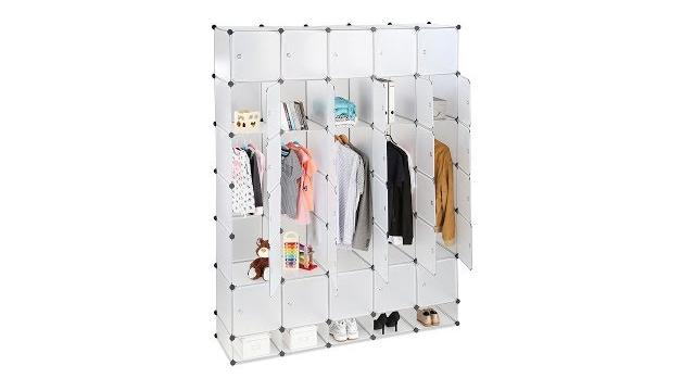 Relaxdays XXL Kleiderschrank Stecksystem Bild 2