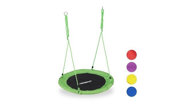 Relaxdays Nestschaukel 90 cm Bild 2