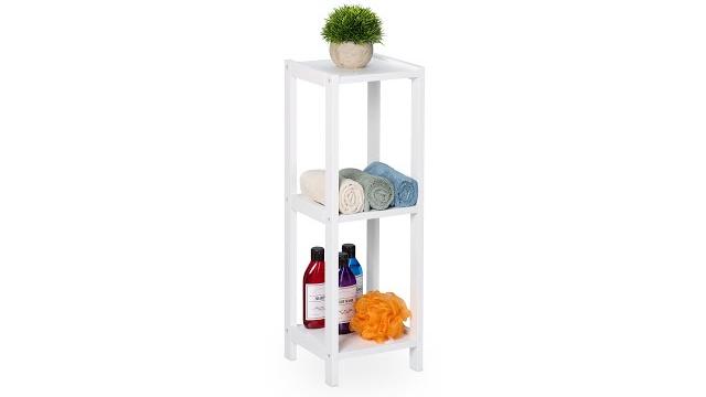 Relaxdays Kleines Standregal mit 3 Ablagen Bild 2