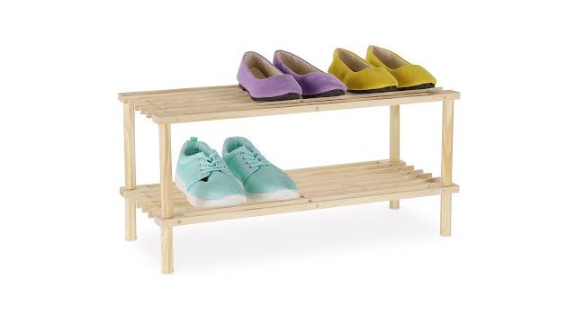 Relaxdays Schuhregal Holz Bild 2