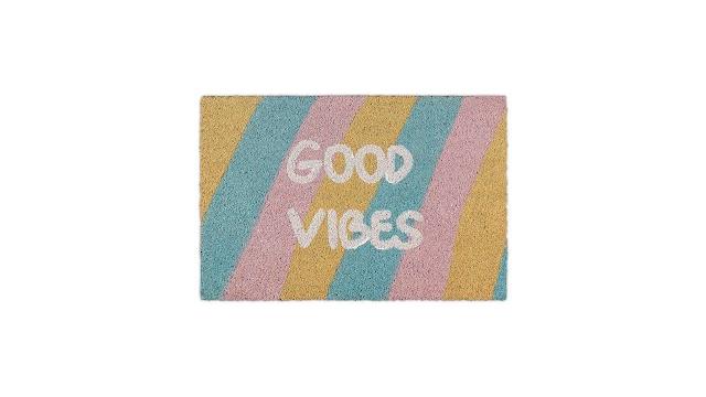 Relaxdays Fußmatte Kokos "Good Vibes" Bild 2