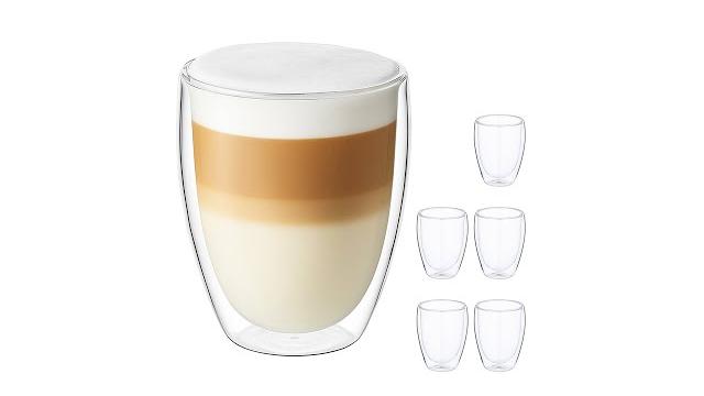 Relaxdays Latte Macchiato Gläser doppelwandig Bild 2