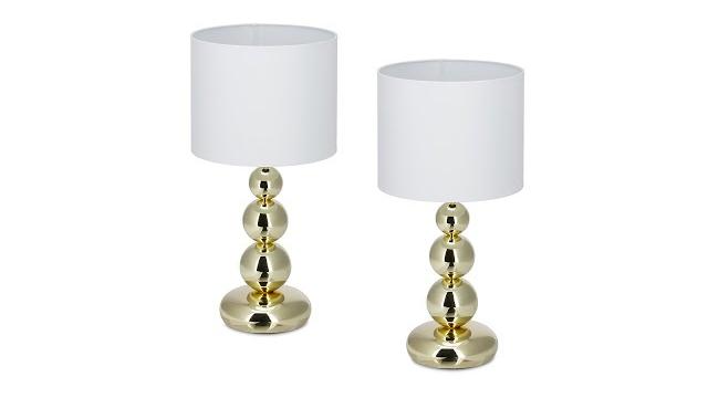 Relaxdays Tischlampe 2er Set Bild 2