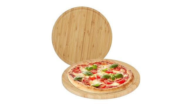 Bambus Pizzateller im 2er Set Bild 2