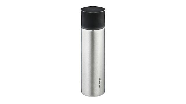 Relaxdays Trinkflasche Edelstahl 750 ml mit Becher Bild 2