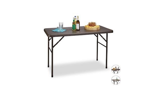 Relaxdays Gartentisch klappbar BASTIAN Bild 2