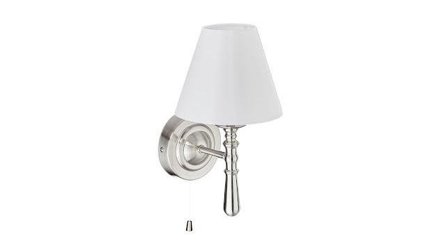 Relaxdays Wandlampe mit Schirm Bild 2
