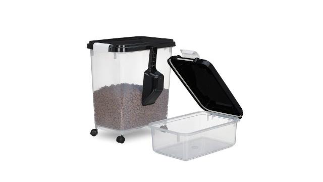 Relaxdays Hundefutter Aufbewahrungsbox 2er Set Bild 2