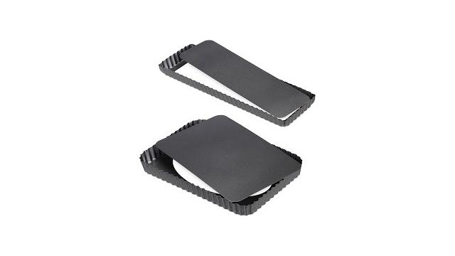 Relaxdays Tarteform mit Hebeboden 2er Set Bild 2