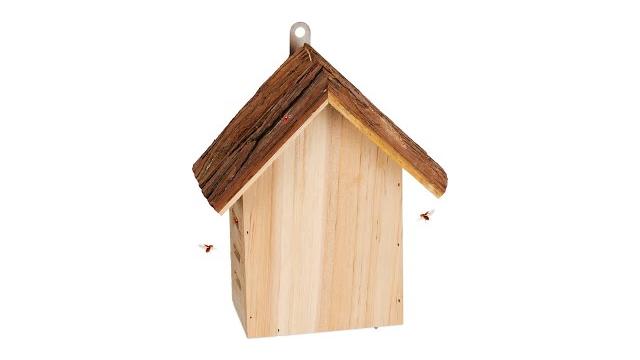 Relaxdays Marienkäferhaus aus Holz Bild 2