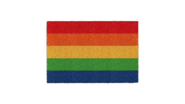 Relaxdays Fußmatte Kokos Regenbogen Bild 2