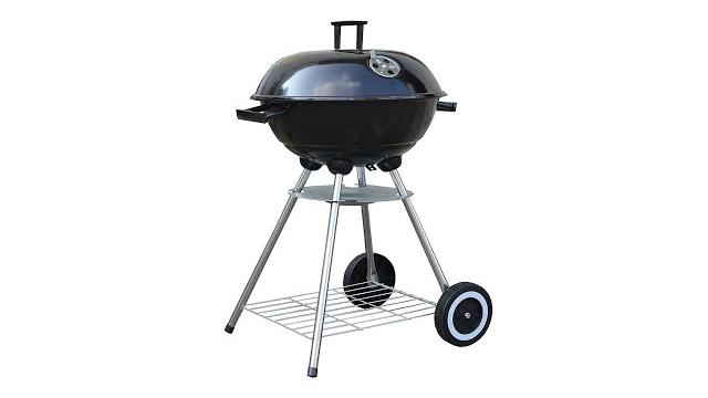 Relaxdays Kugelgrill mit Deckel Bild 2