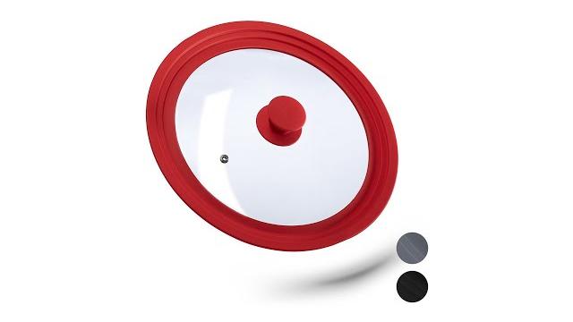 Topfdeckel 26-30 cm mit Silikon Bild 2