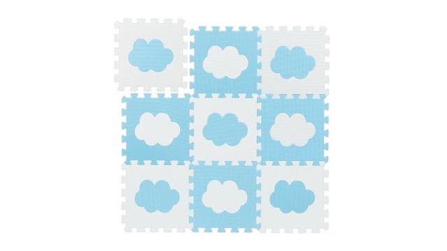 Relaxdays 18-tlg. Puzzlematte Wolke Bild 2