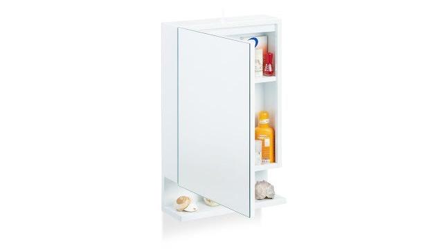Relaxdays Badspiegelschrank mit Steckdose Bild 2