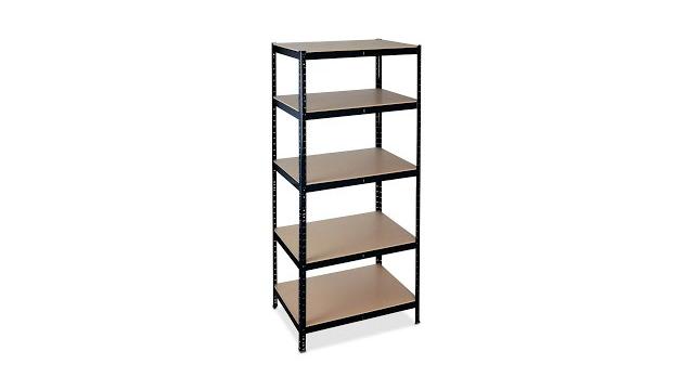 Relaxdays Schwerlastregal 1325kg Schwarz Bild 2