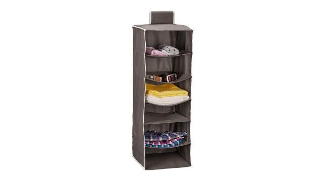 Relaxdays Hängeregal Kleiderschrank 6 Fächer Bild 2