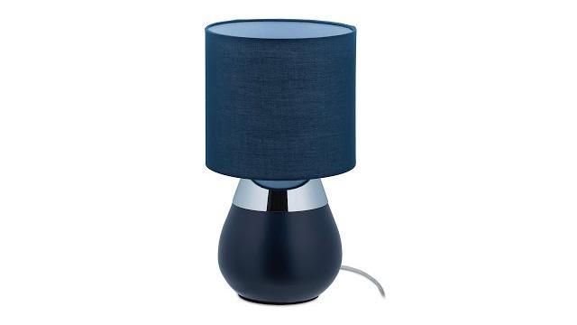 Relaxdays Nachttischlampe Touch oval Bild 2