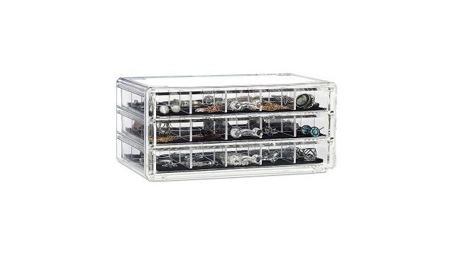 Relaxdays Make up Organizer mit Schubladen Bild 2