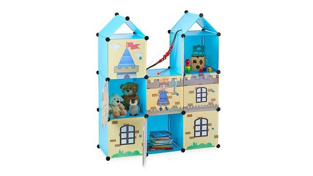 Relaxdays Steckregal Kinderzimmer als Ritterburg Bild 2