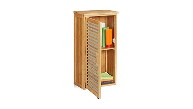 Relaxdays Bad Hängeschrank Bambus Bild 2